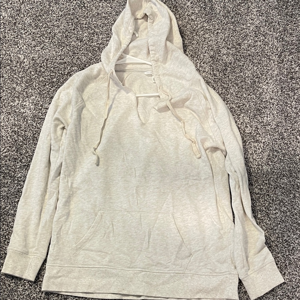 Victoria's Secret Light cream Hoodie Sweater